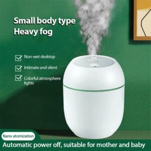 Mini Air Humidifier 250ML Humidify cup Home Car USB Fogger Mist Maker with LED Night Lamp New humidifier Oil Diffuser 2