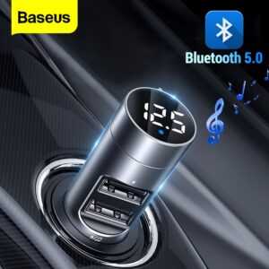 Baseus Fm Transmitter With Dual USB Charger 1